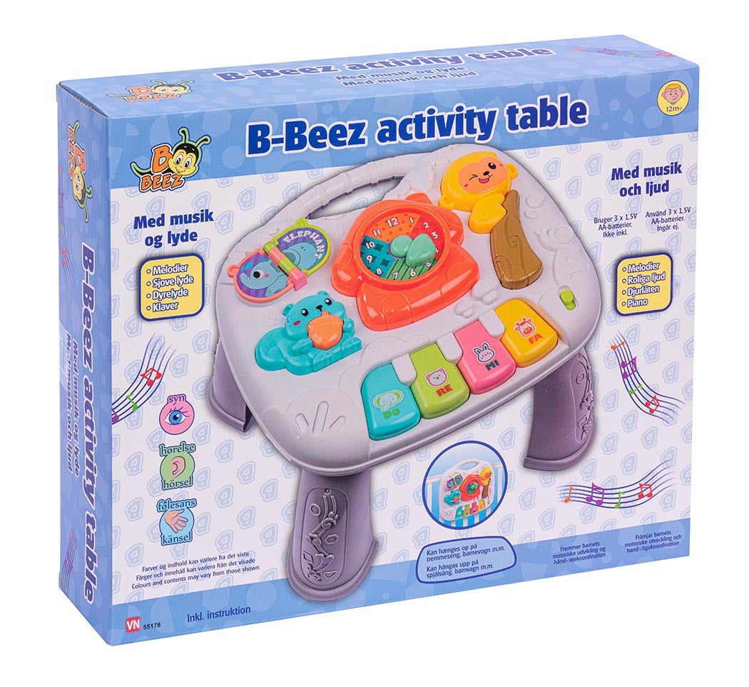 B Beez Musikk Aktivitetsbord
