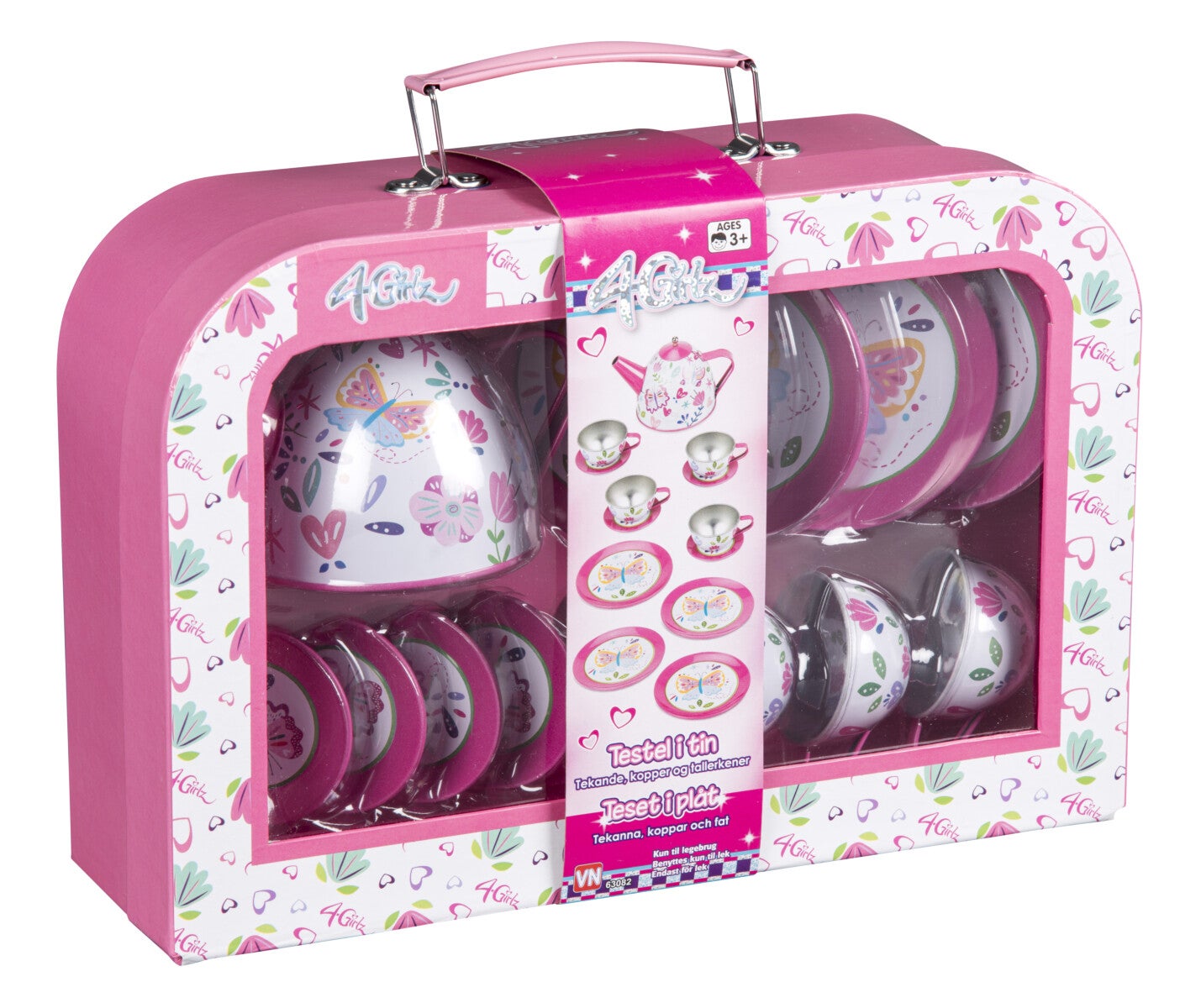 4-Girlz Tesett i Koffert m/vindu