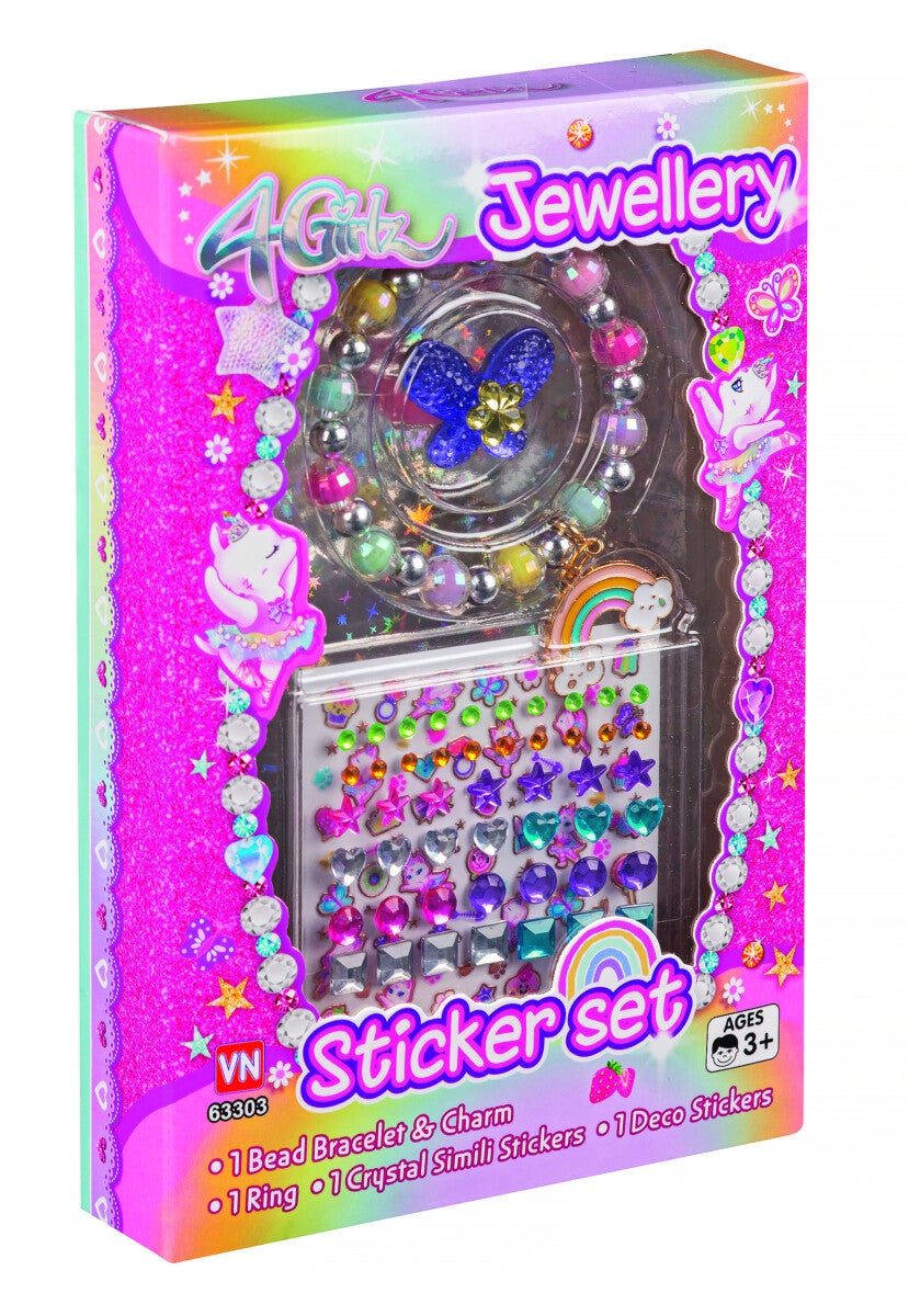 4-Girlz Armbånd og Stickers