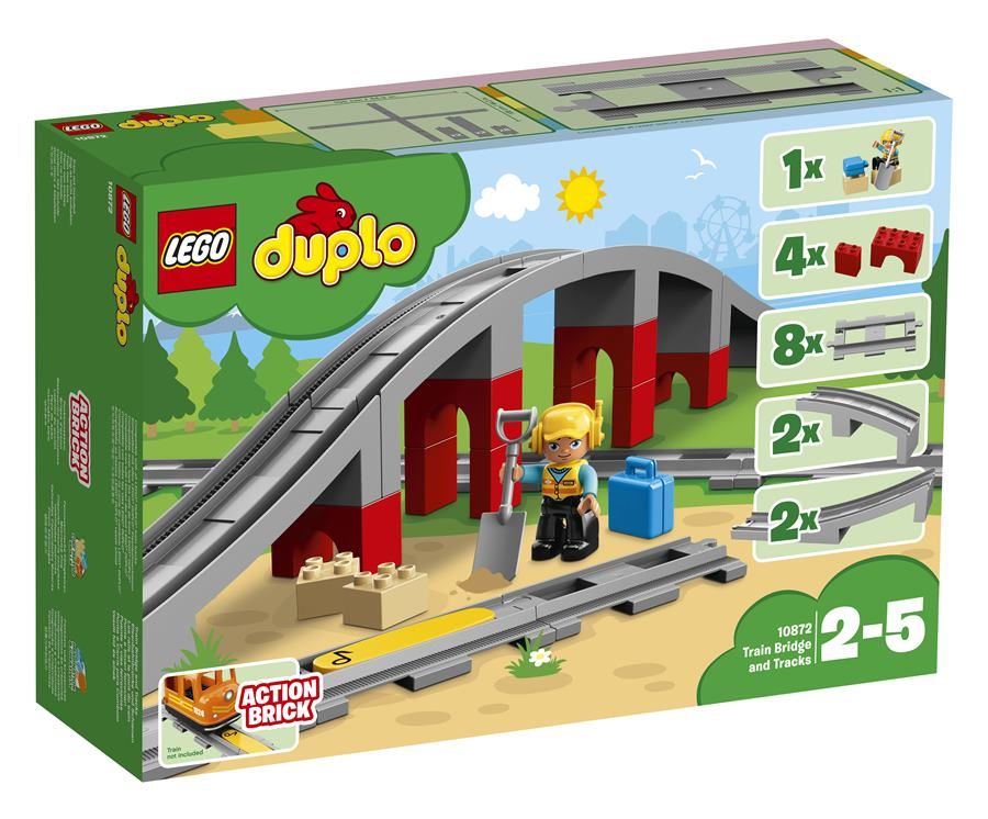Lego Jernbanebro Og Togskinner  10872