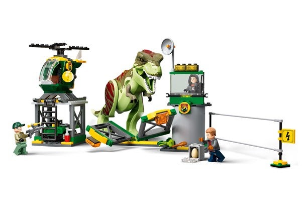Lego T.rex på rømmen76944