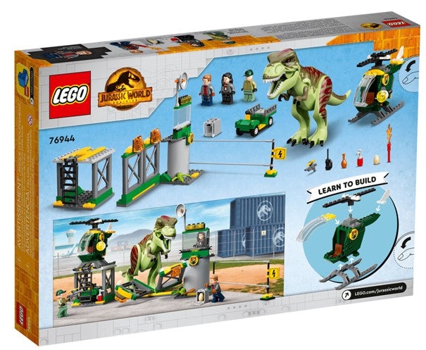 Lego T.rex på rømmen76944
