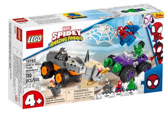 Lego Oppgjør mellom Hulk og Rhino-truck 10782