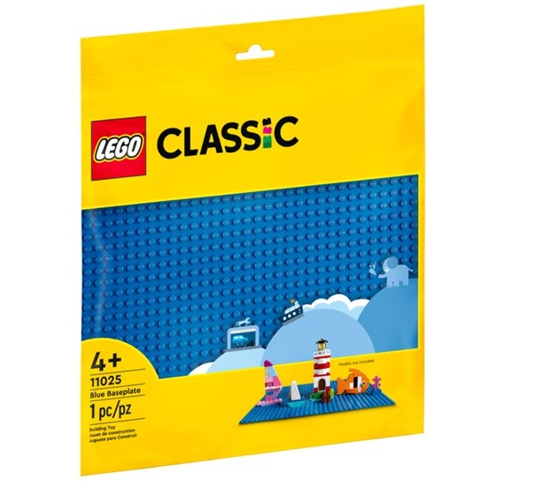 Lego Blå basisplate 11025