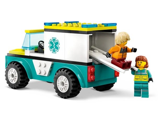 Lego Ambulanse og snøbrettkjører 60403