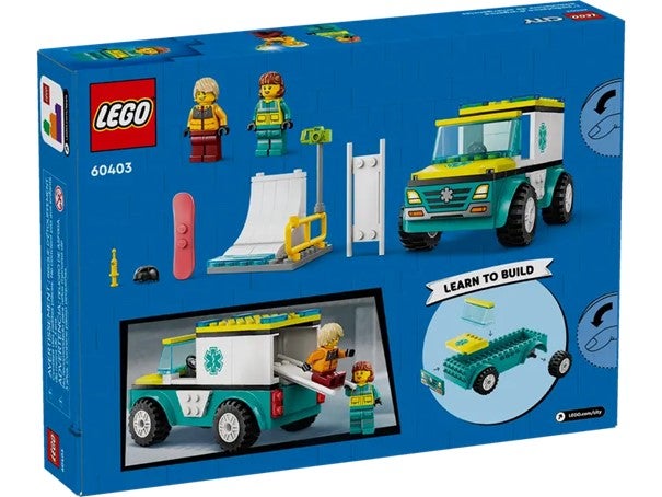 Lego Ambulanse og snøbrettkjører 60403