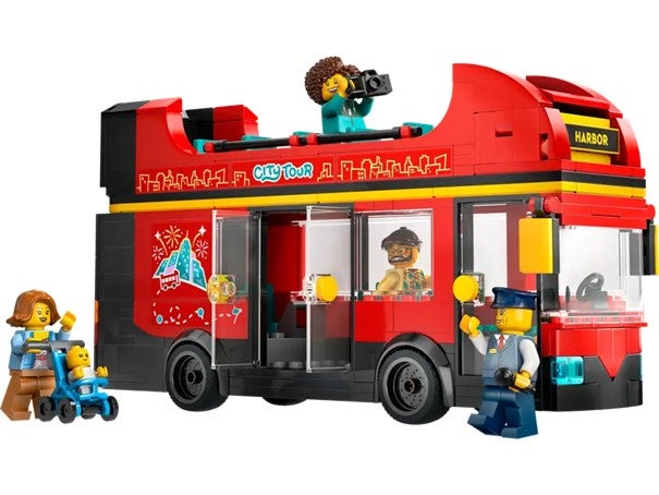 Lego Rød dobbeltdekker-turistbuss 60407
