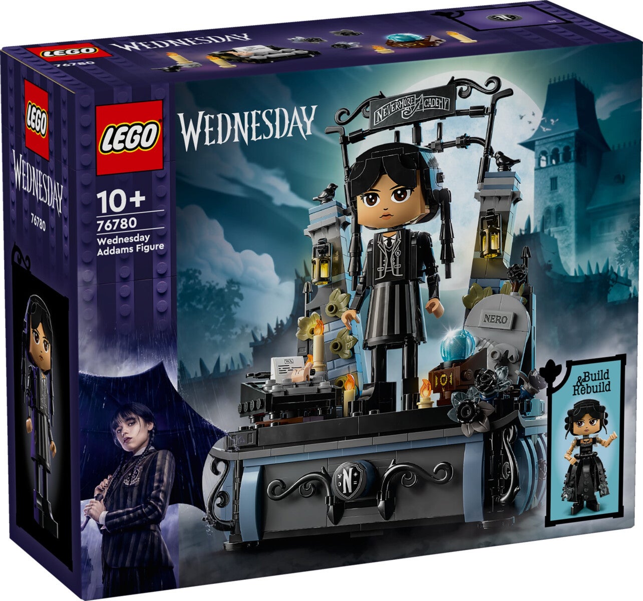 Lego Figur av Wednesday Addams 76780