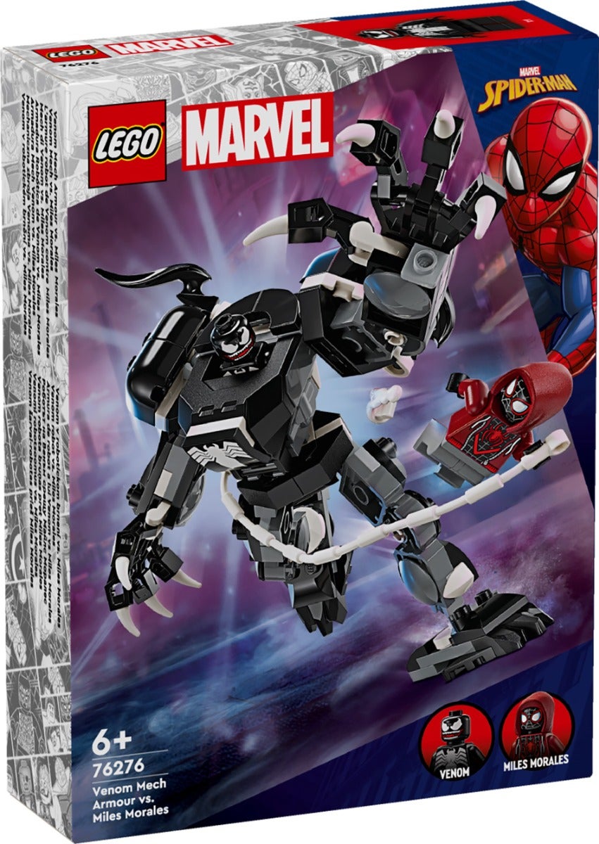 Lego Venom-robot mot Miles Morales 76276