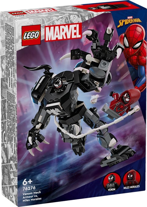 Lego Venom-robot mot Miles Morales 76276