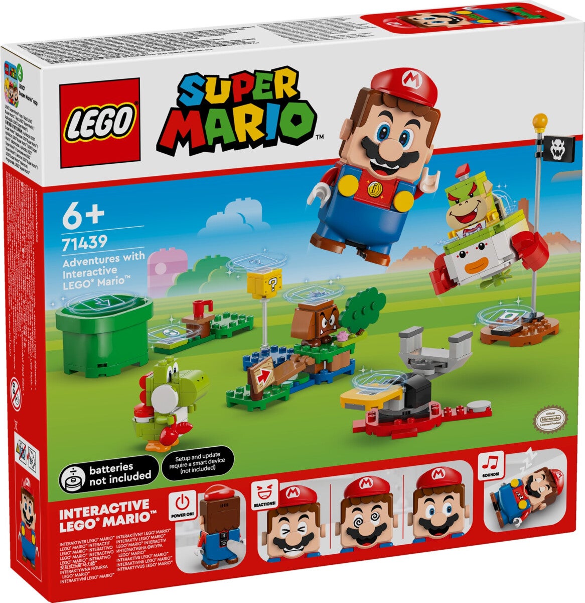 Lego På eventyr med interaktive LEGO Mario 71439