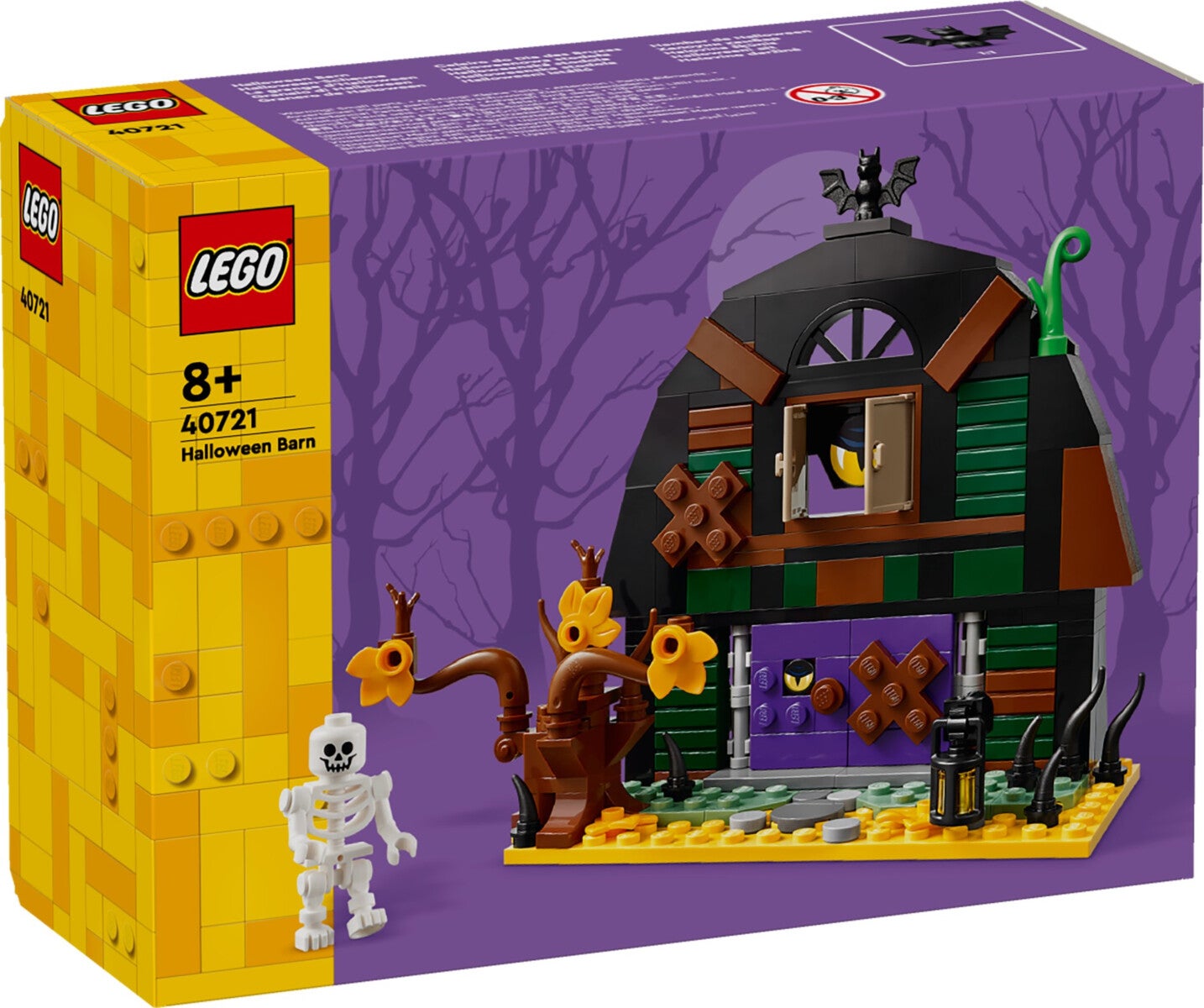 Lego Halloween-dekorert låve 40721