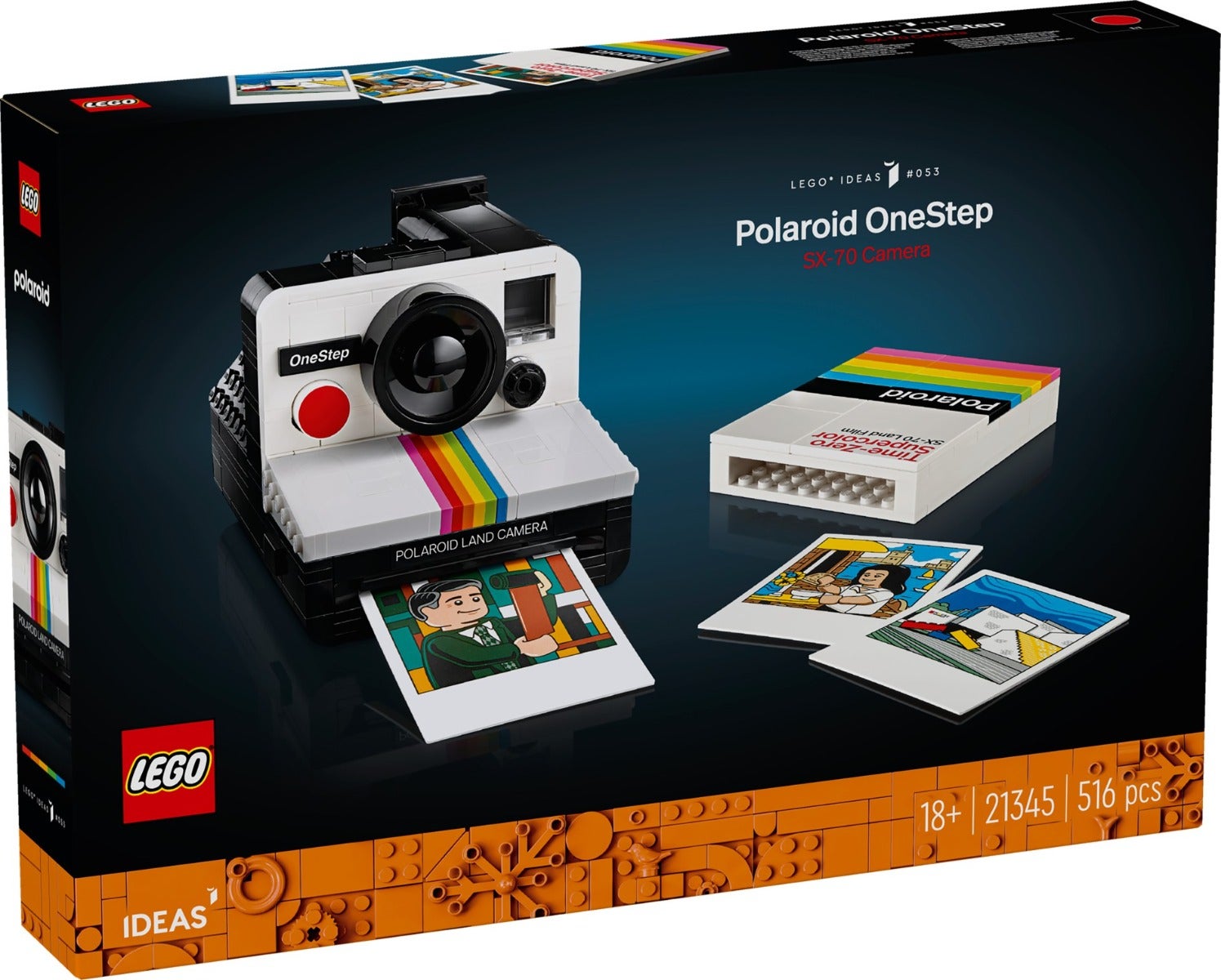 Lego Polaroid OneStep SX-70-kamera 21345