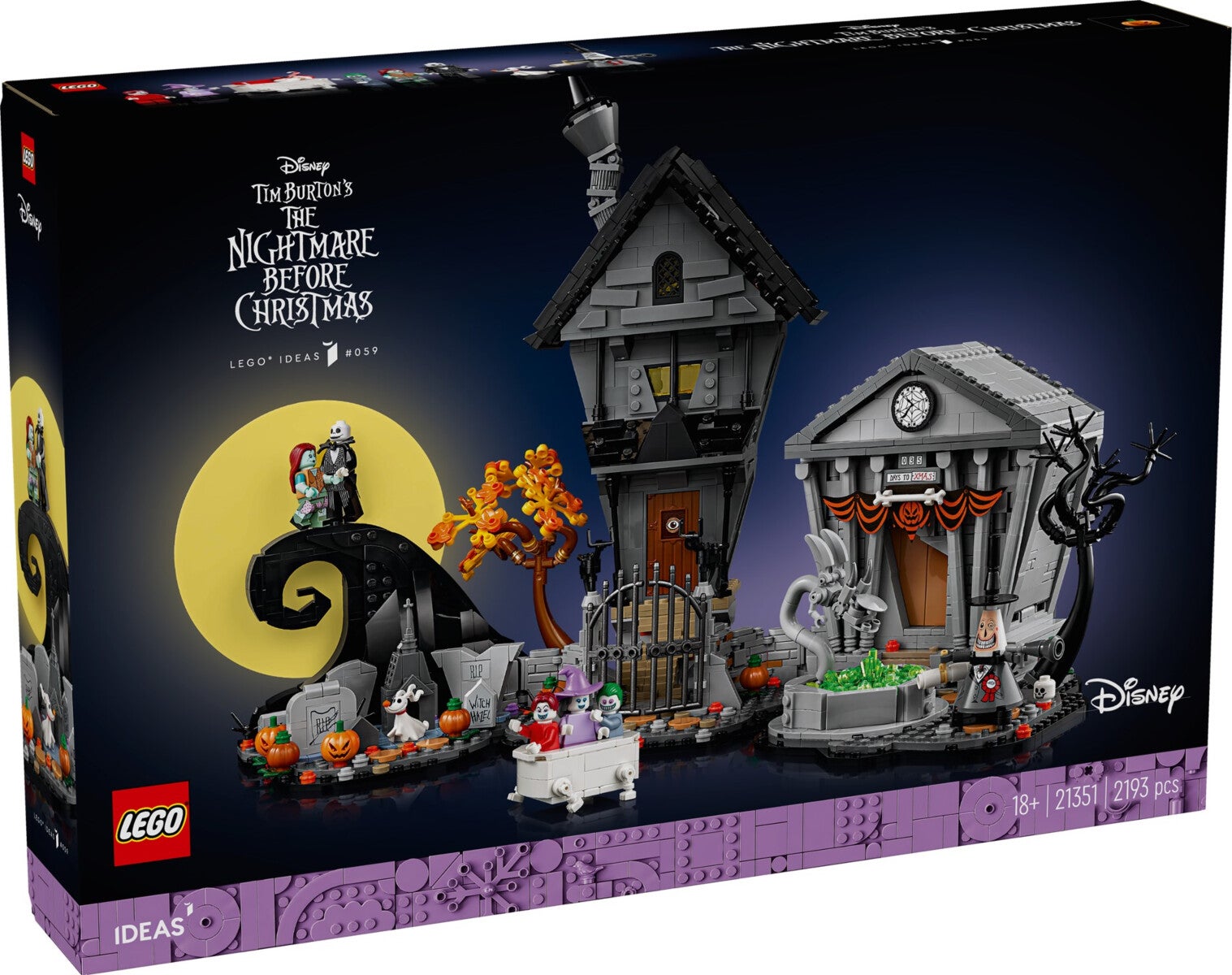 Lego Disney Tim Burtons Et førjulsmareritt 21351