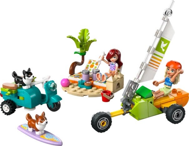 Lego Lekesett med surfende hunder og scooter 42641