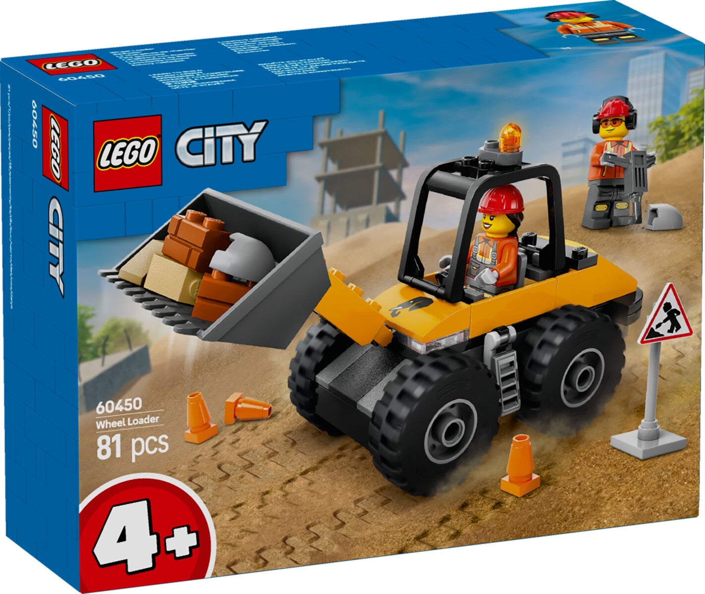 Lego Gul hjullaster 60450