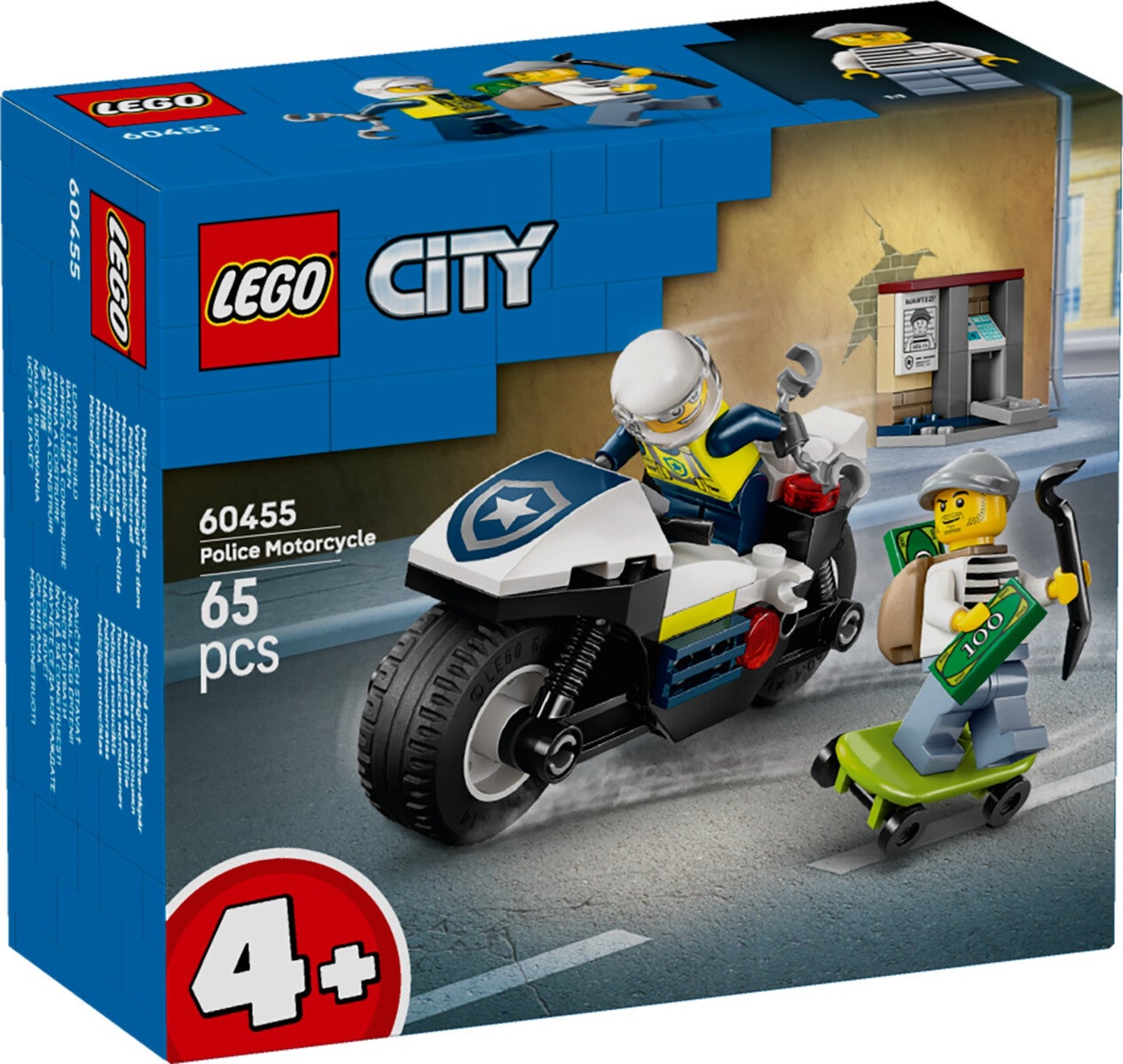 Lego Skurkejakt med motorsykkelpolitiet 60455