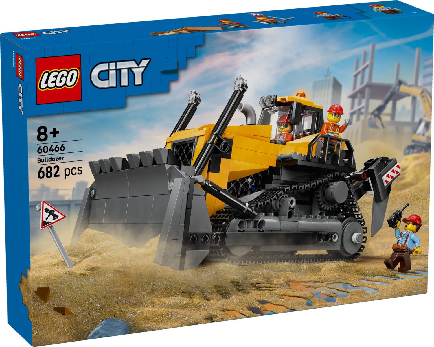 Lego Gul bulldoser 60466
