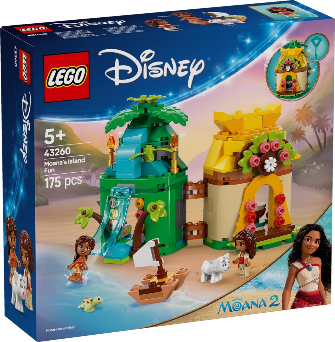 Lego Lek og moro på Vaianas øy 43260