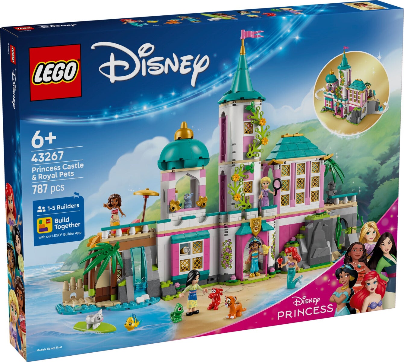 Lego Prinsesseslott med kjæledyr 43267