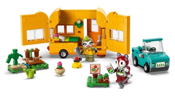 Lego Leif med campingvogn og hagebutikk 77054