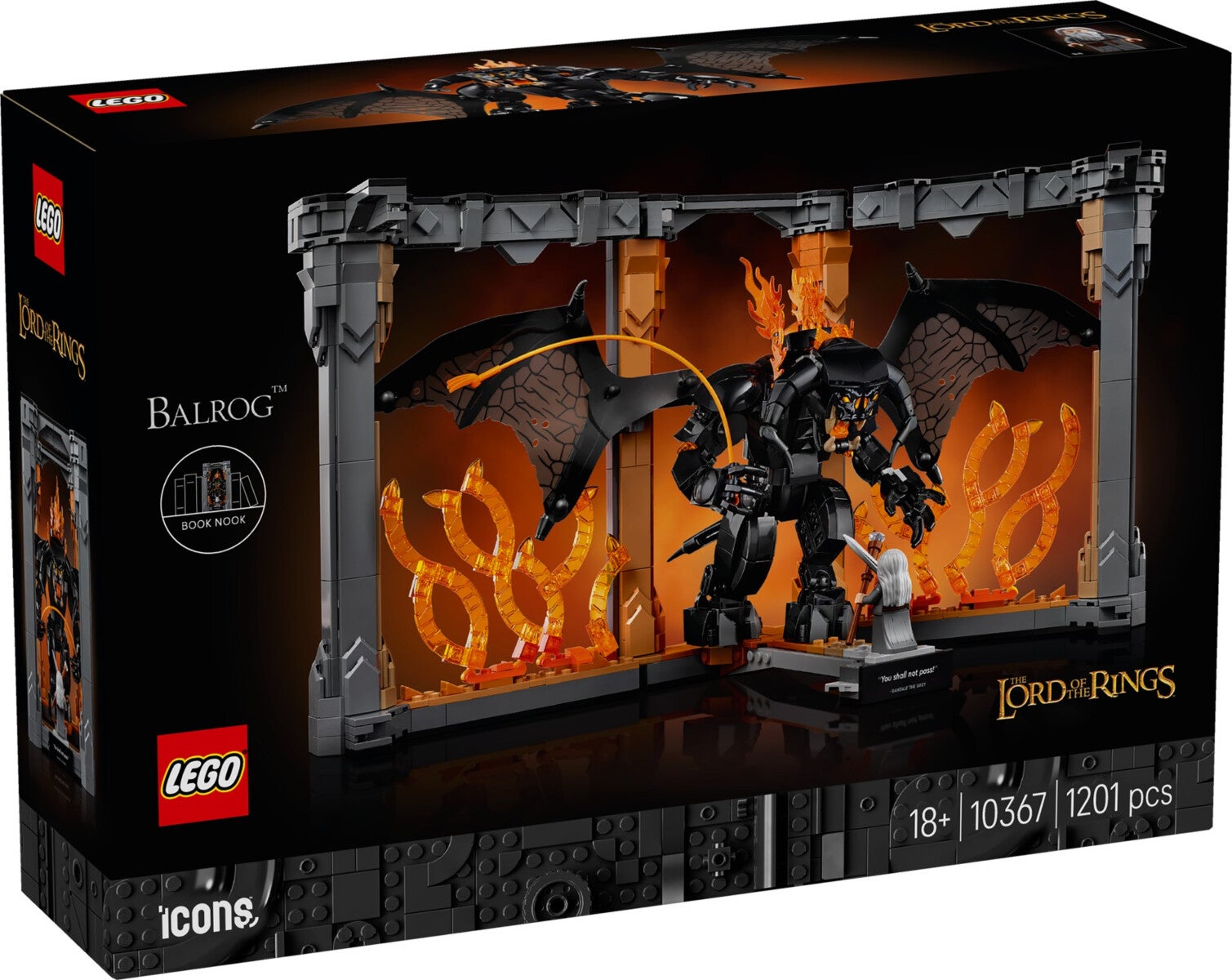 Lego Ringenes herre: Balrog-bokstøtte 10367