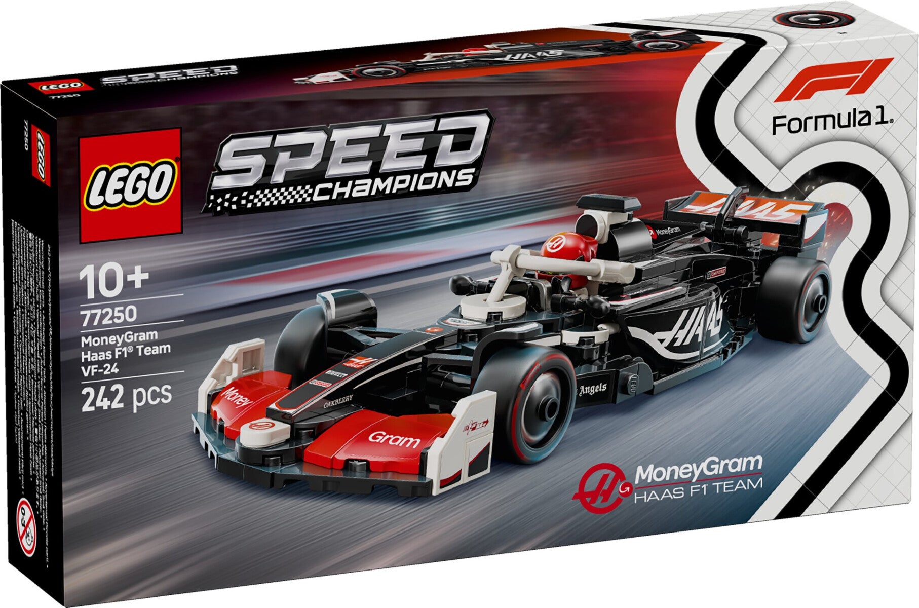 Lego MoneyGram Haas F1 Team VF-24-racerbil 77250