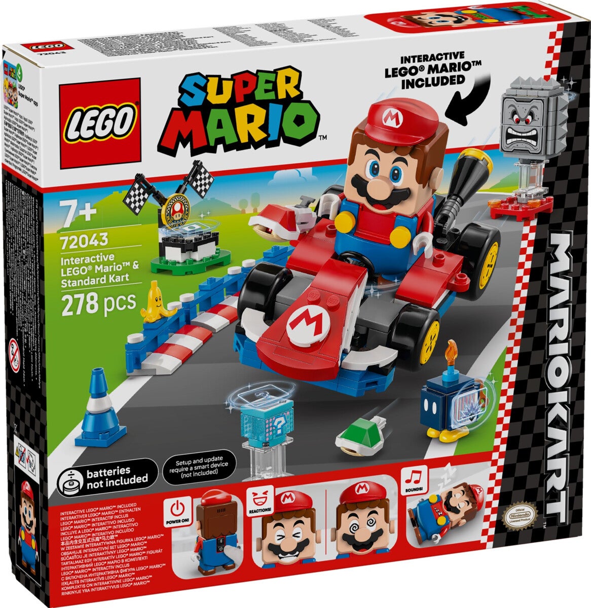 Lego Mario Kart interaktiv Mario og Standard 72043