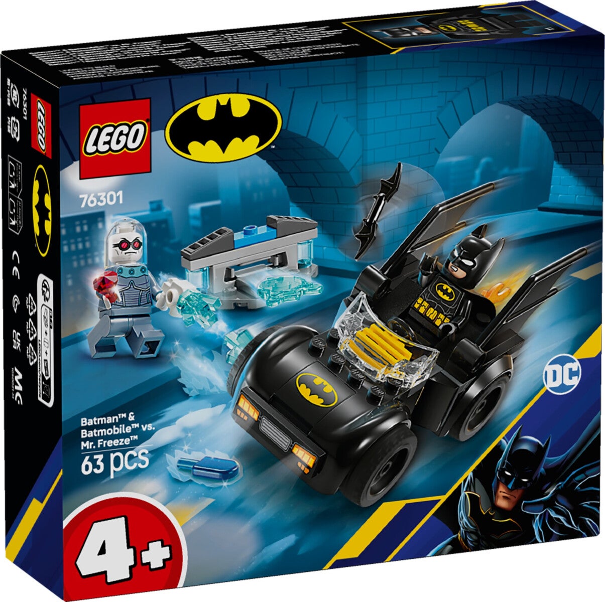 Lego Batman med Batmobile mot Mr. Freeze 76301