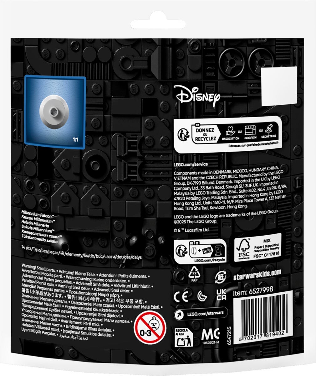 Lego Mikromodell av Millennium Falcon 30708
