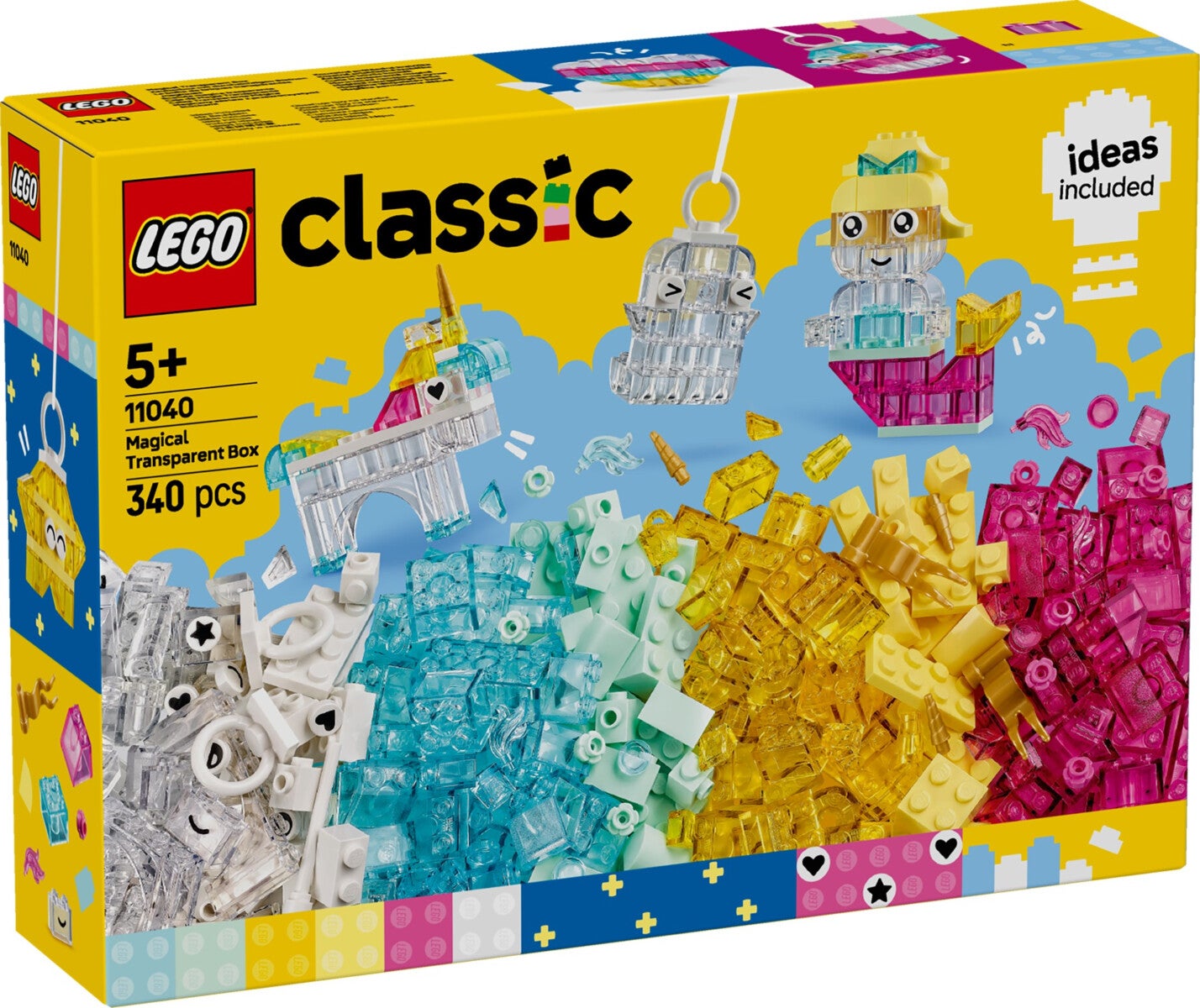 Lego Magisk boks med gjennomsiktige klosser 11040