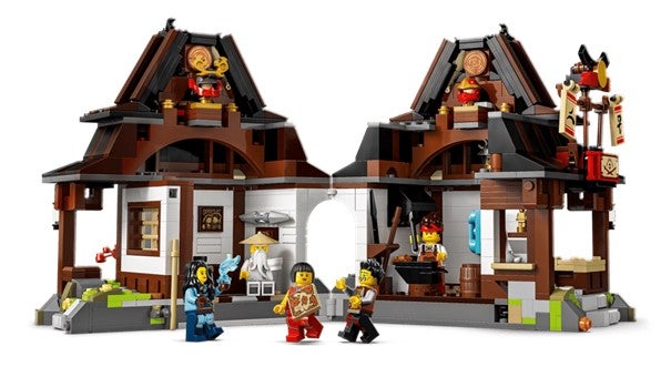 Lego 15-årsjubileumssett med 4 våpen-smia 71858