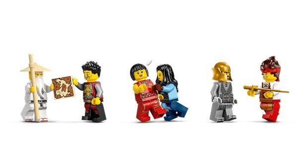 Lego 15-årsjubileumssett med 4 våpen-smia 71858