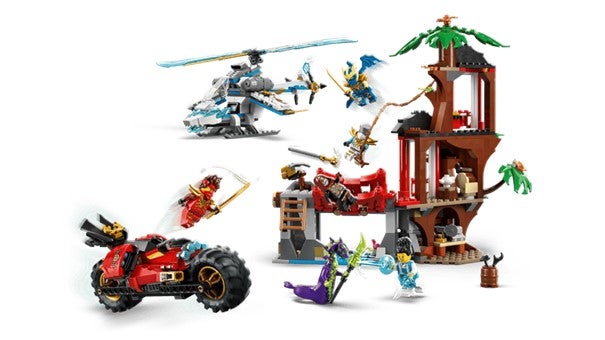 Lego Action i ninjaenes trehytte 71857