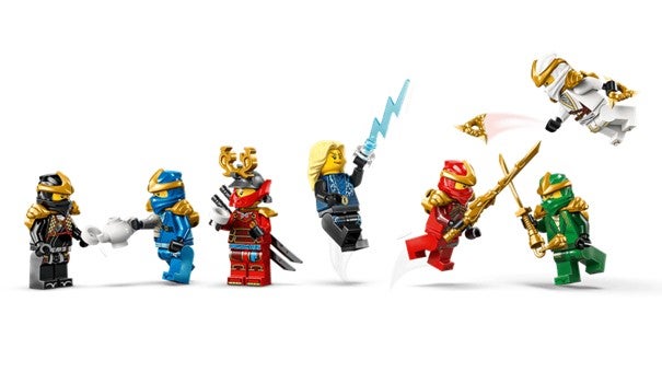 Lego 15-årsjubileumssett med ninja-figurer 71866
