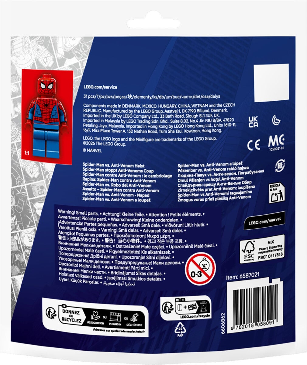 Lego Spider-Man mot tyven Anti-Venom 30725