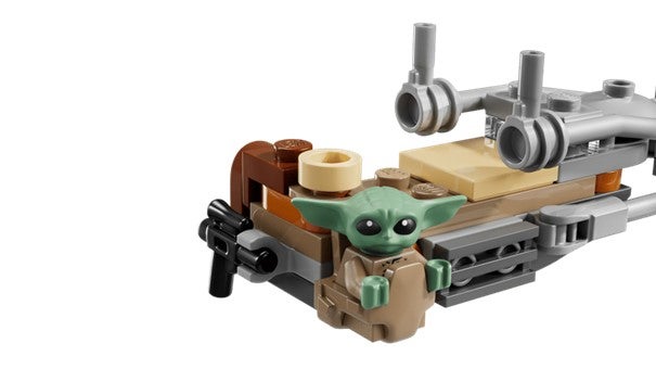 Lego Mandalorianeren og Grogus speedersykkel 75436