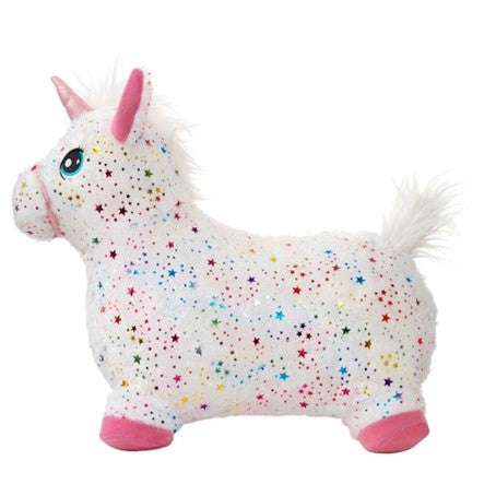 Krea hopp og sprett hest Unicorn plysj