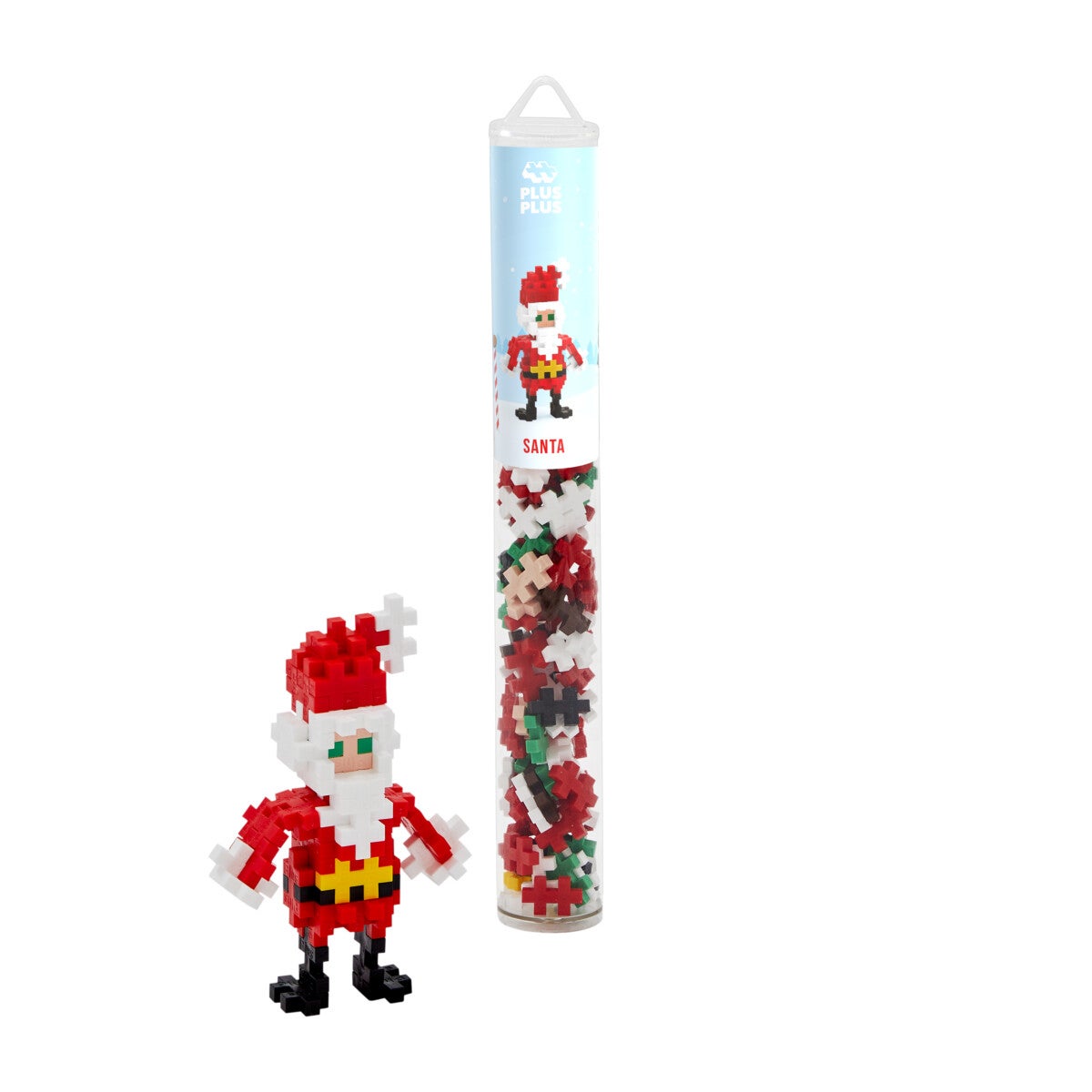Plus-Plus Julenisse 100 stk Tube
