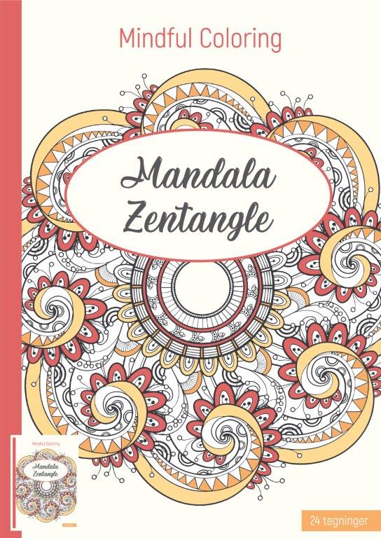 Bilde av Fargeleggingsbok Mandala Zentangle
