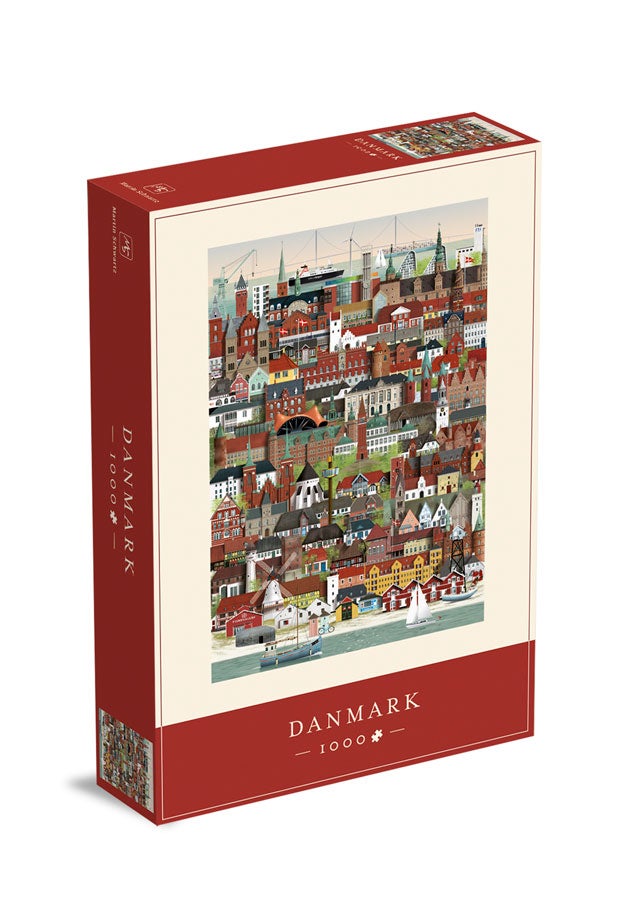 Puslespill 1000 Danmark Martin Schwartz