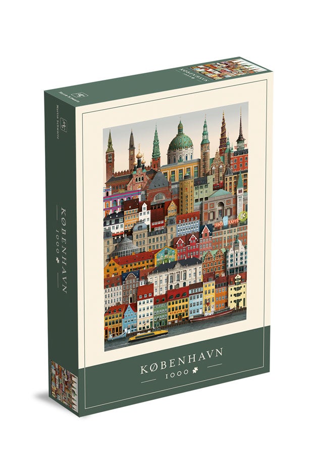 Puslespill 1000 København Martin Schwartz
