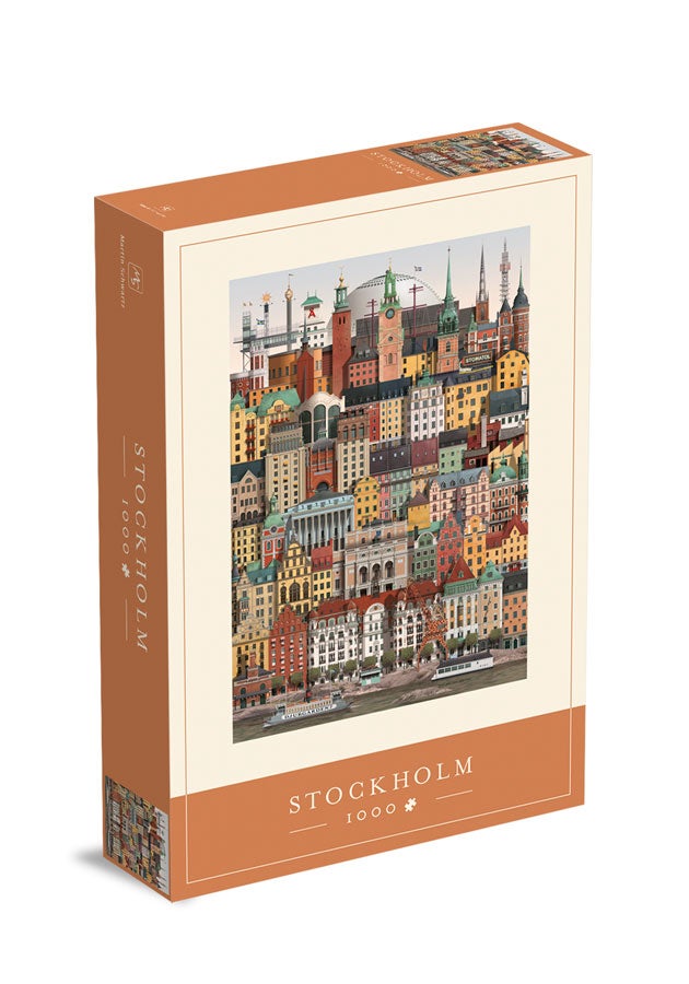 Puslespill 1000 Stockholm