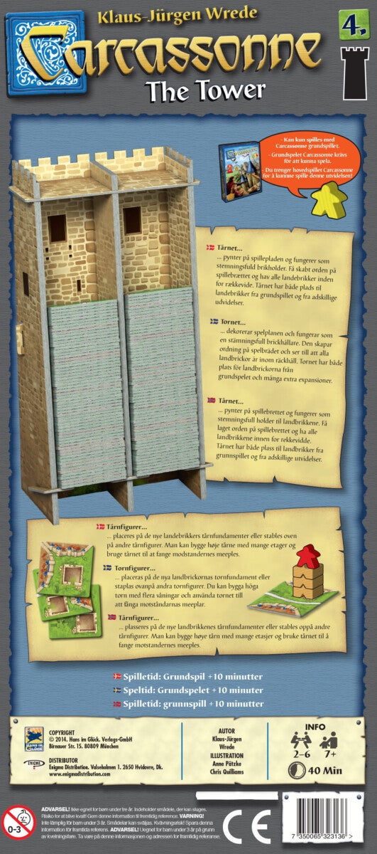 Spill Carcassonne 4 Towers And Thieves