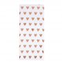 Silkepapir 3 Sht Copper Hearts