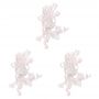 Rosett Irid White Curly X3