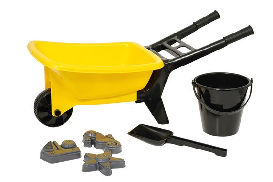 Plasto Trillebårsett gul/sort med div tilbehør