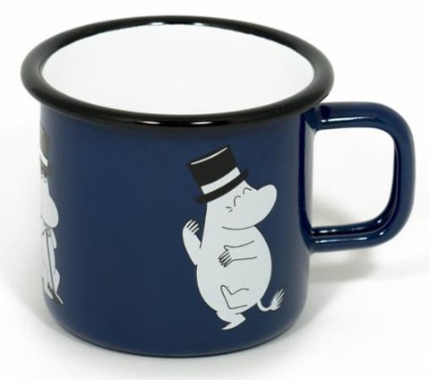 Mummikopp Emaljepappa 3,7dl Blå