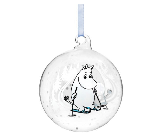 Dekorasjonskule Mummi Winter Magic Mummitrollet