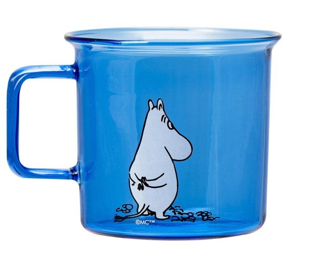 Kopp Glass Mummi 3,5 dl Blå